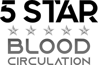 5 STAR BLOOD CIRCULATION logo