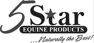 5 STAR EQUINE PRODUCTS ...NATURALLY THEBEST logo