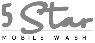 5 STAR MOBILE WASH logo