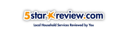 5 STAR REVIEW.COM LOCAL HOUSEHOLD SERVICES REVIEWED BY YOU logo
