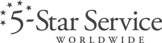 5-STAR SERVICE WORLDWIDE logo