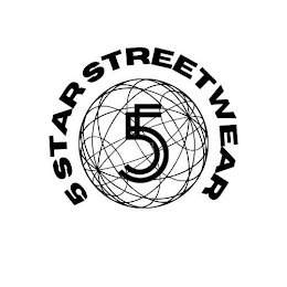 5 STAR STREETWEAR 5 logo