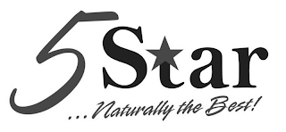 5 STAR...NATURALLY THE BEST! logo