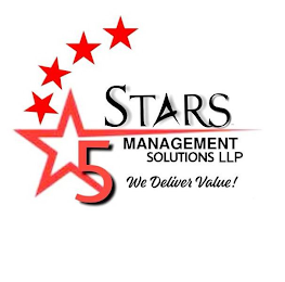 5 STARS MANAGEMENT SOLUTION LLP WE DELIVER VALUE! logo