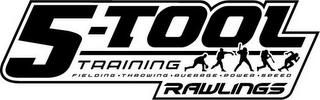 5-TOOL TRAINING FIELDING THROWING AVERAGE POWER SPEED RAWLINGS. logo