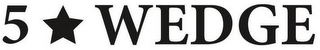 5 WEDGE logo