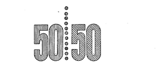 50-50 logo