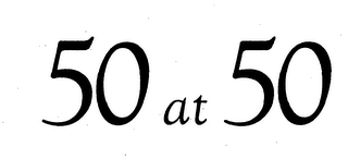 50 AT 50 logo