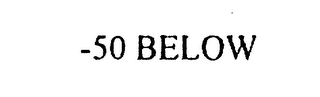 -50 BELOW logo