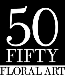 50 FIFTY FLORAL ART logo