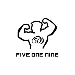 50 FIVE ONE NINE logo