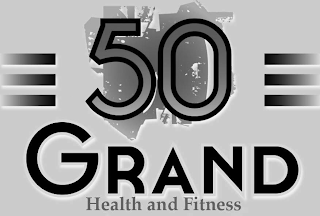 50 GRAND HEALTH AND FITNESS logo