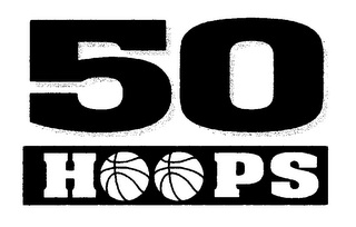 50 HOOPS logo