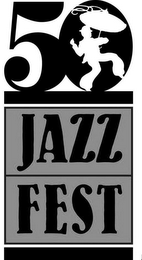 50 JAZZ FEST logo