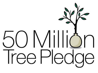 50 MILLION TREE PLEDGE logo