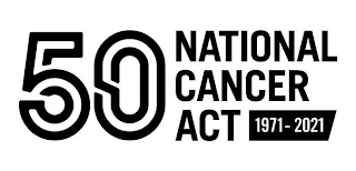 50 NATIONAL CANCER ACT 1971-2021 logo