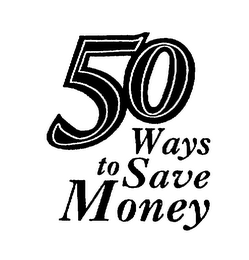 50 WAYS TO SAVE MONEY logo