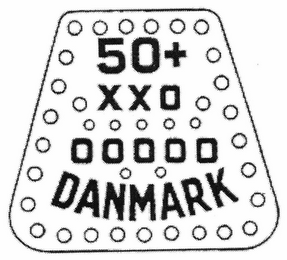 50 + XX0 00000 DANMARK logo