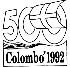 500 COLOMBO' 1992 logo