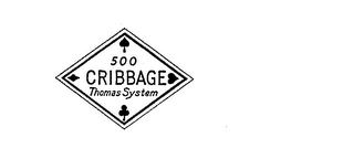 500 CRIBBAGE THOMAS SYSTEM logo