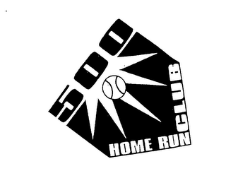 500 HOME RUN CLUB logo