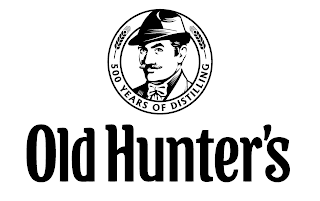 500 YEARS OF DISTILLING OLD HUNTER'S logo
