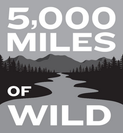 5,000 MILES OF WILD logo