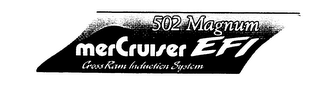 502 MAGNUM MERCRUISER EFI CROSS RAM INDUCTION SYSTEM logo