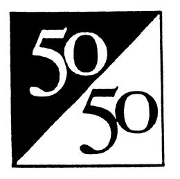 50/50 logo