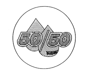 50/50 logo