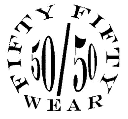 50/50 FIFTY FIFTY WEAR. logo
