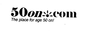 50ON.COM THE PLACE FOR AGE 50 ON! logo