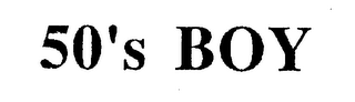 50'S BOY logo