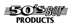 50'S BOY PRODUCTS logo