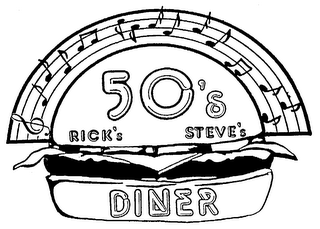 50'S RICK'S STEVE'S DINER logo