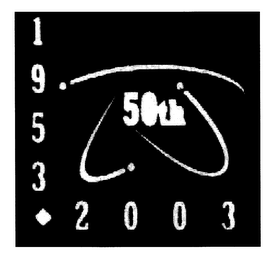 50TH 1953 2003 logo
