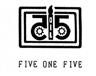 515 FIVE ONE FIVE OIL logo