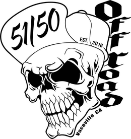 51/50 OFFROAD EST. 2016 VACAVILLE CA logo