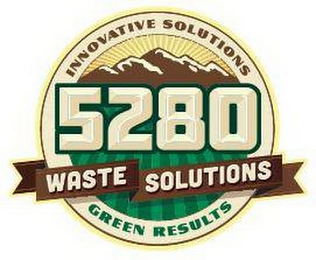 5280 WASTE SOLUTIONS INNOVATIVE SOLUTIONS GREEN RESULTS logo