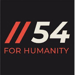//54 FOR HUMANITY logo