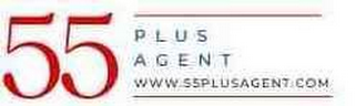 55 PLUS AGENT WWW.55PLUSAGENT.COM logo