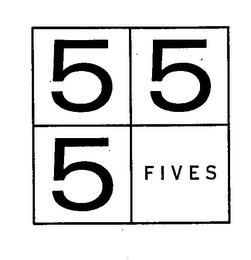 555 FIVES logo