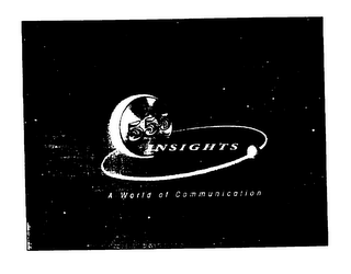 555 INSIGHTS A WORLD OF COMMUNICATION logo