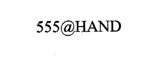 555@HAND logo