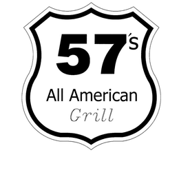 57'S ALL AMERICAN GRILL logo