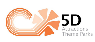 5D ATTRACTIONS THEME PARKS logo