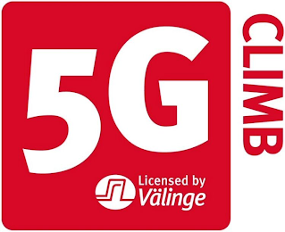 5G CLIMB LICENSED BY VÄLINGE logo