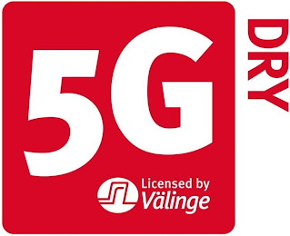 5G DRY LICENSED BY VÄLINGE logo