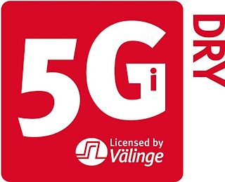 5GI DRY LICENSED BY VÄLINGE logo