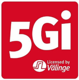 5GI LICENSED BY VÄLINGE logo